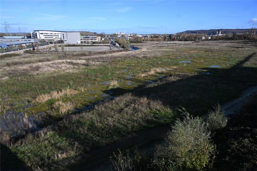 Die Baustelle im Escher Stadtviertel Sommet 
