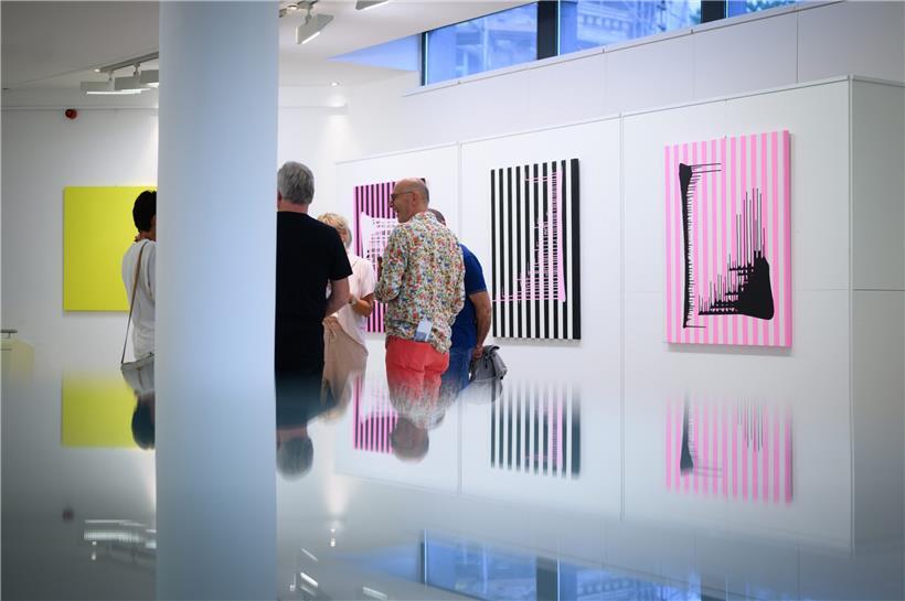 Die Bilder hat die Künstlerin Sarah Mandres exklusiv für die Ausstellung angefertigt
