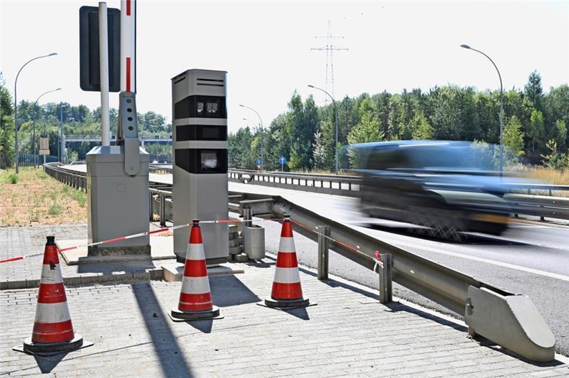 Die Blitzer beim Grouft-Tunnel sind seit Ende 2022 installiert und werden nun am Mittwoch scharfgeschaltet
