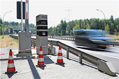 Die Blitzer beim Grouft-Tunnel sind seit Ende 2022 installiert und werden nun am Mittwoch scharfgeschaltet
