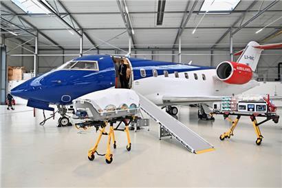 Die Bombardier 605 wurde speziell an die Bedürfnisse der LAR und deren Mitgliedern angepasst
