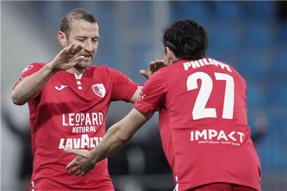 Die Bomber der Liga: Dominik Stolz und sein Sturmpartner Rayane Philippe
