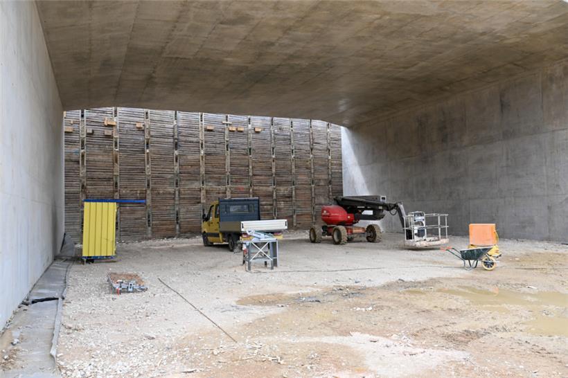 Die Brücke in Livingen soll Ende des Jahres fertig sein