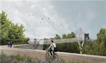 Die  Brücke soll 2025 fertig sein
