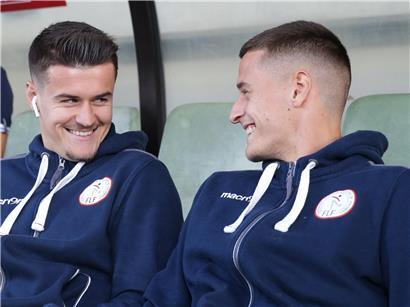 Olivier und Vincent Thill spielen kurz zusammen, bevor sie wegen des Ukraine-Kriegs flüchten müssen.