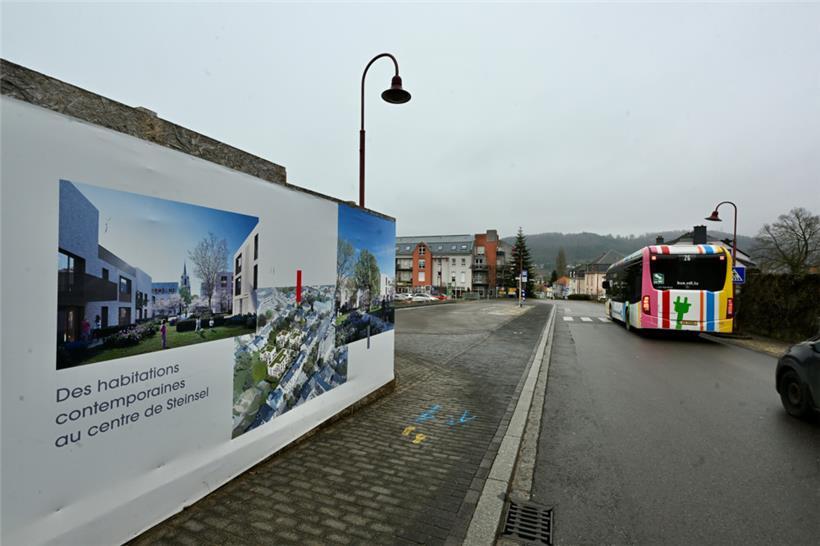 Die Bürger müssen sich in den kommenden Jahren auf Baulärm im Zentrum von Steinsel einstellen
