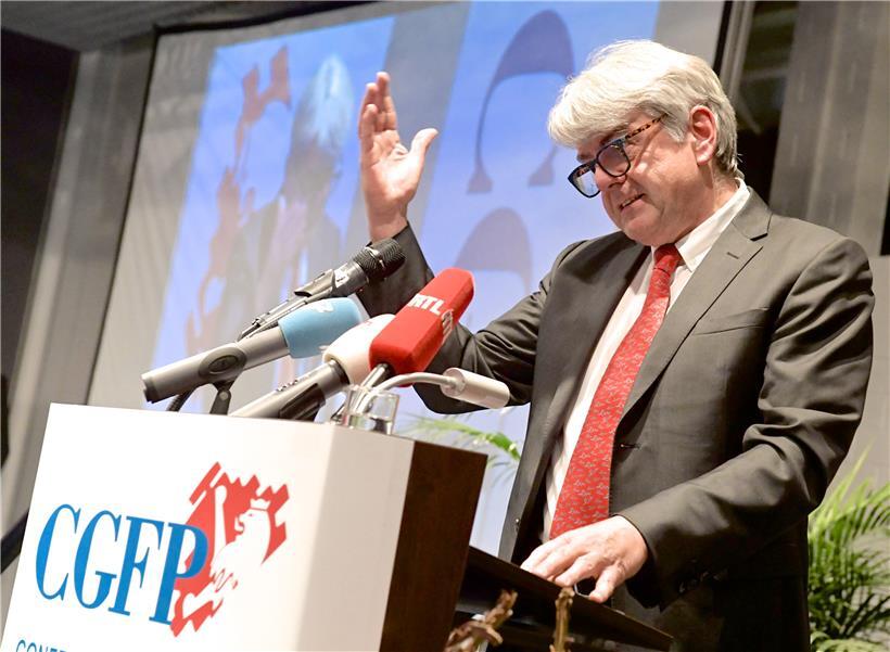 Die CGFP unter Romain Wolff wehrt sich gegen jegliche Privatisierungstendenzen im öffentlichen Dienst
