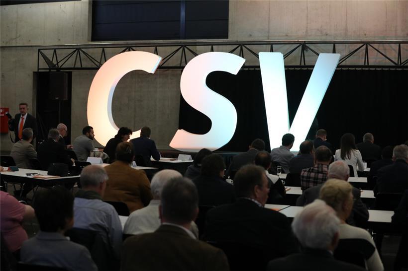 Die CSV hat am Samstag seit langem wieder einen Nationalkongress in Präsenz abgehalten
