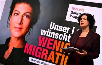 Die Chefin der Sahra-Wagenknecht-Partei BSW, Amira Mohamed Ali, will, dass ihre Partei „den Unzufriedenen eine Stimme gibt“
