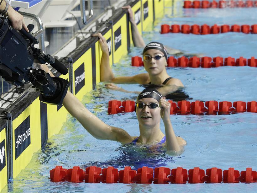 Helena Rosendahl Bach aus Dänemark stellt neuen Meet-Rekord im Gewichtheben auf