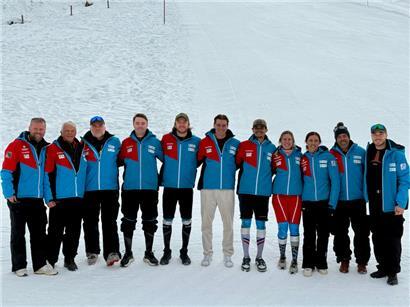 Die Delegation der FLS um Gilles Osch (3.v.l.)
