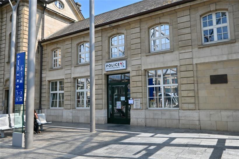 Die Dienststelle der Polizei am Bahnhof Luxemburg
