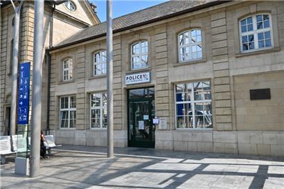 Die Dienststelle der Polizei am Bahnhof Luxemburg
