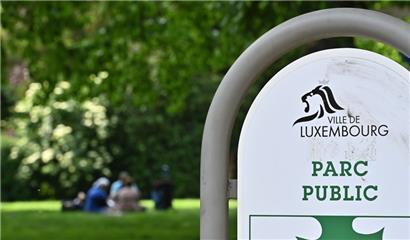 Die Dienststelle für Parkanlagen der Gemeinde Luxemburg kümmert sich unter anderem um die Pflege der Grünflächen 
