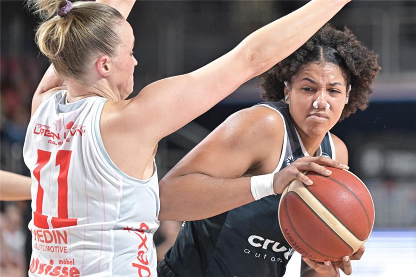 Die Düdelingerin Isi Etute ist inzwischen eine der wichtigsten Spielerinnen der Enovos League
