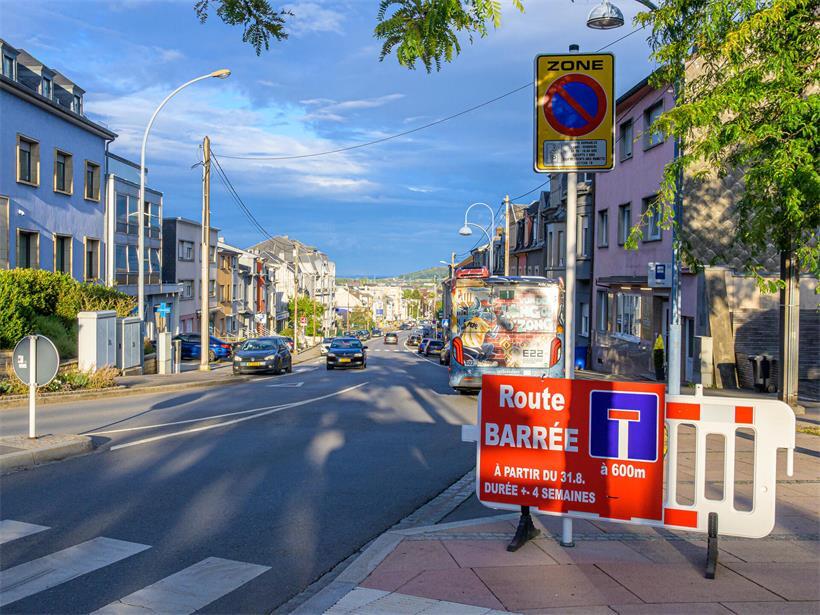Die Durchfahrt durch die route d‘Esch in Beles wird für rund vier Wochen nicht möglich sein