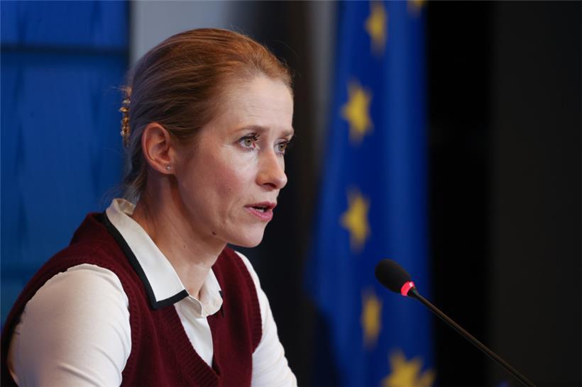 Die EU-Außenbeauftragte Kaja Kallas sagte, Putins Regime müsse die Konsequenzen des Krieges tragen 
