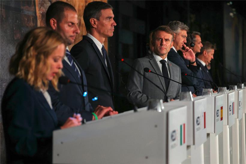 Die EU-Politik ist so ziemlich die einzige Bühne, die Macron bleibt
