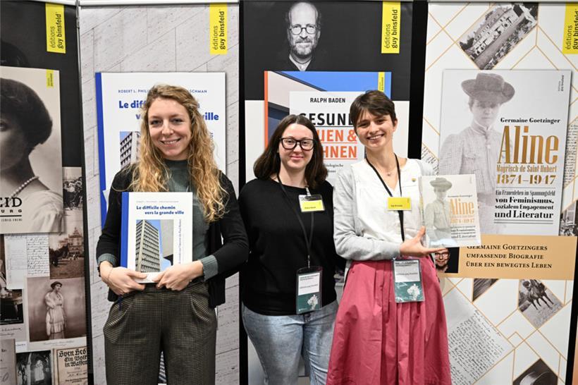 Die Editions Guy Binsfeld punkten mit Büchern über Urbanismus (Robert L. Philippart) und Aline Mayrisch (Germaine Goetzinger)
