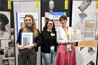 Die Editions Guy Binsfeld punkten mit Büchern über Urbanismus (Robert L. Philippart) und Aline Mayrisch (Germaine Goetzinger)
