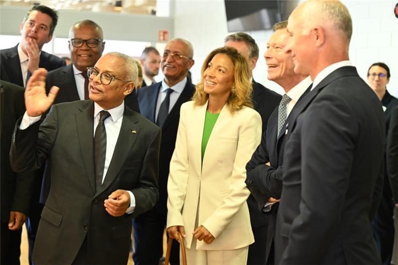 Die Ehrengäste im „Bistrot“ der EHTL
