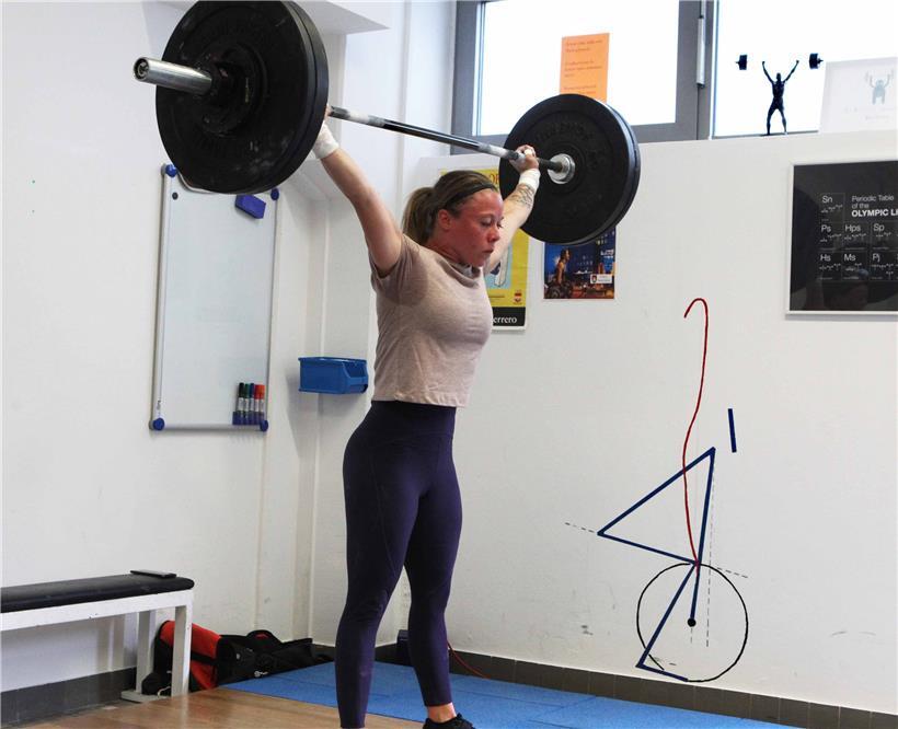 Die Endposition im Reißen
