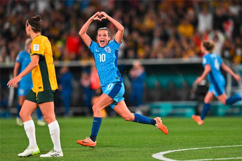 Die Engländerinnen um Ella Toone können am Sonntag ihren ersten WM-Titel holen
