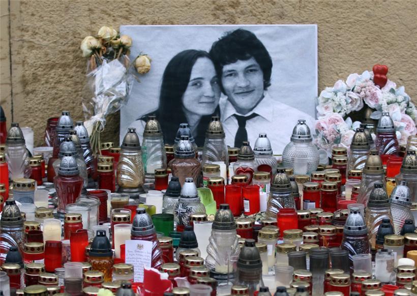 Die Ermordung des Enthüllungsjournalisten Jan Kuciak und seiner Verlobten Martina Kusnirova in der Slowakei hatten 2018 über die Landesgrenzen hinweg für Aufsehen gesorgt
