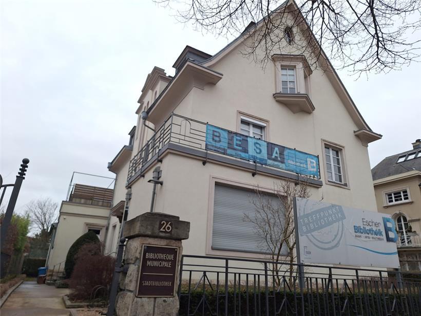 Die Escher Bibliothek in der Emile-Mayrich-Straße
