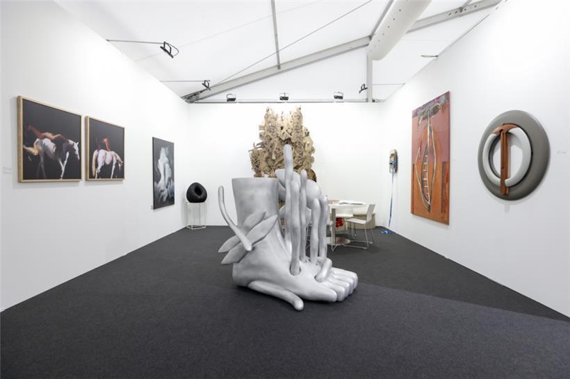 Die Escher Galerie Go ART beteiligte sich zum ersten Mal an der LAW – und zeigte unter anderem die preisgekrönte Skulptur von Martine Feipel und Jean Bechameil
