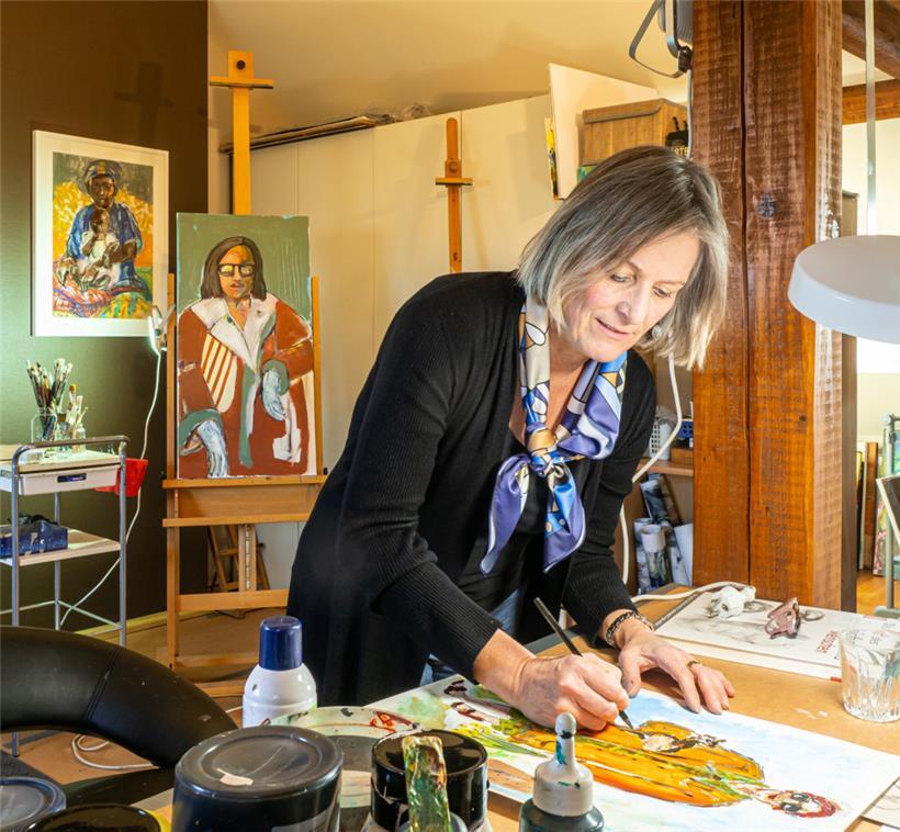 Die Escher Künstlerin Chantal Blasen 
