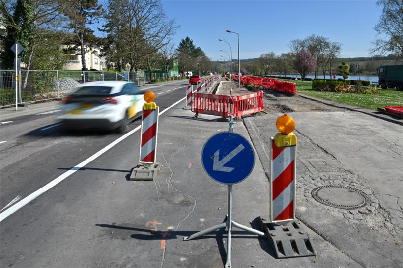 Die Esplanade an der Mosel