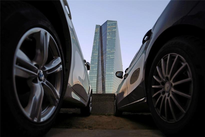 Die Europäische Zentralbank in Frankfurt
