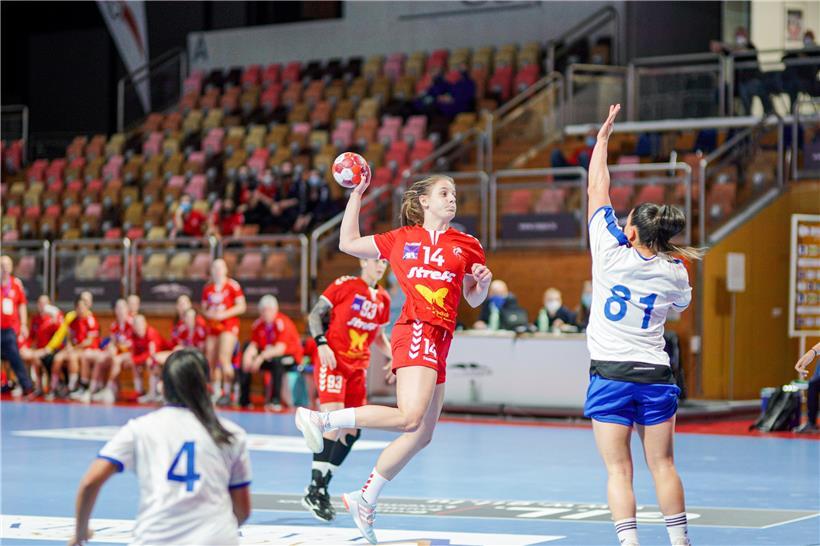 Die FLH-Auswahl um Dea Dautaj lag von Beginn an in Rückstand
