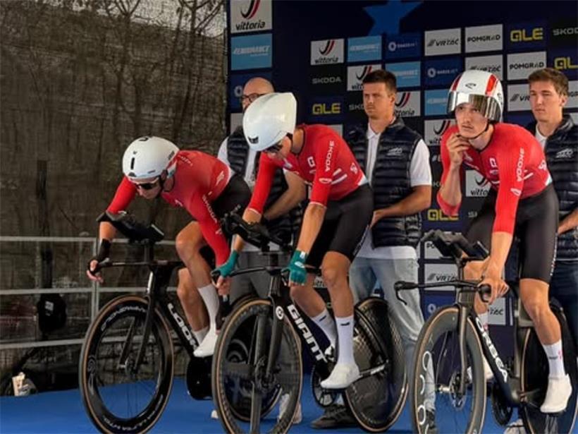 Die FSCL-Männer um Alex Kirsch, Mats Wnzel und Mathieu Kockelmann dürfen sich über Bronze freuen