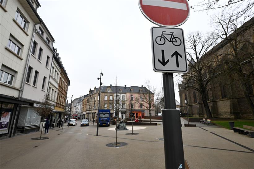Die Fahrradinfrastruktur in Düdelingen ist nicht die schlechteste – aber auch nicht die beste
