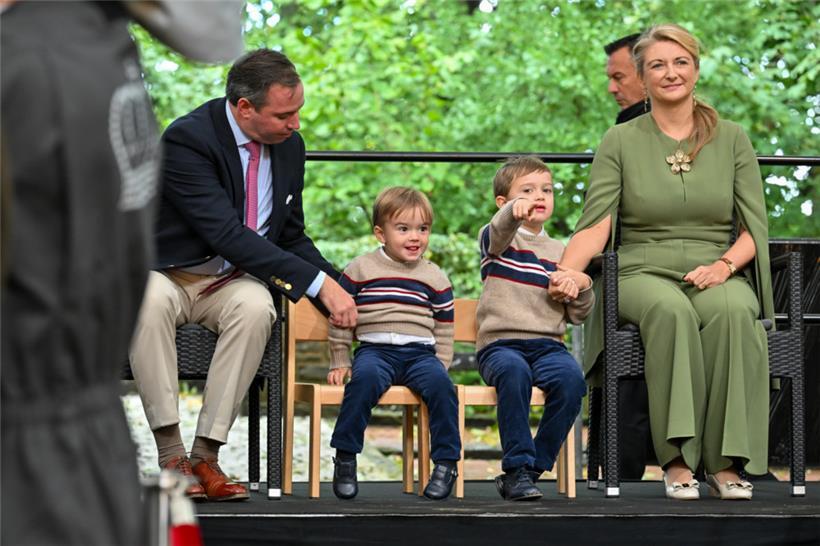 Die Familie besucht Wiltz