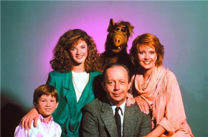 Die Fernsehfamilie Tanner mit Sohn Brian (Benji Gregory, links) 

