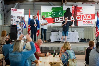 Die Festa Bella Ciao ist kein „Dëppefest“ – vor Ort gibt es viele politische Diskussionsrunden
