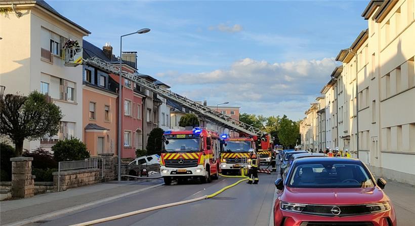 Die Feuerwehr hatte den Brand in einer Viertelstunde unter Kontrolle