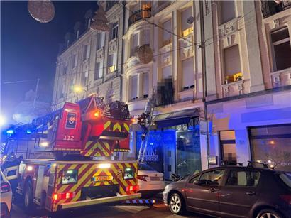 Die Feuerwehr musste wegen eines Kellerbrandes in Esch ein Mehrfamilienhaus evakuieren
