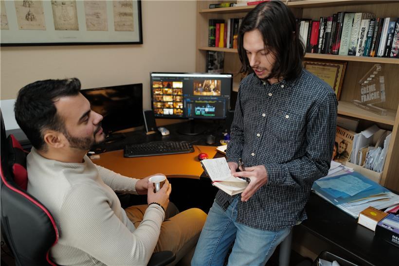 Die Filmemacher Daniel Di Vincenzo (l.) und Ken D’Antonio teilen ihre Liebe zum Film schon seit den gemeinsamen Schultagen
