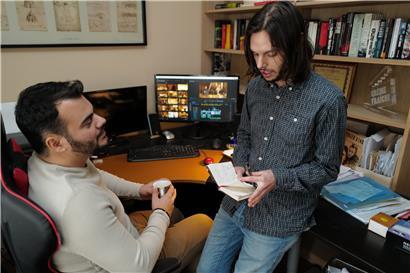Die Filmemacher Daniel Di Vincenzo (l.) und Ken D’Antonio teilen ihre Liebe zum Film schon seit den gemeinsamen Schultagen
