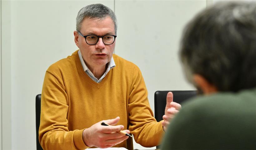 Die Fortführung des Projekts „Kulturzentrum Spectrum“ wurde vorerst auf Eis gelegt. Weitere Vorhaben wie die sechs neuen Wohnungen in der Großstraße sollen aber demnächst umgesetzt werden, sagt Bürgermeister Haine.
