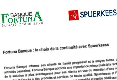 Die Fortuna Bank will ihre Kunden an die Spuerkeess vermitteln
