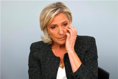 Die Fraktionsvorsitzende des Rassemblement national, Marine Le Pen
