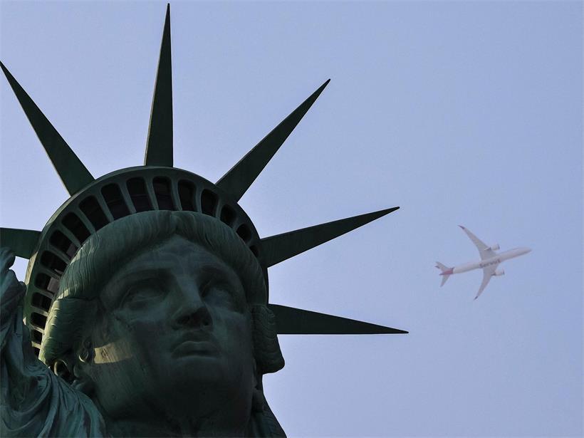 Freiheitsstatue auf Liberty Island am 1. Juli vor 250 Jahre USA Unabhängigkeitsfeier