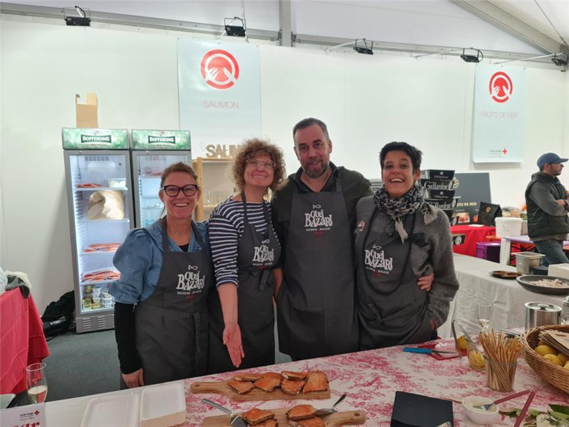 Die Freiwilligen hatten sichtlich Spaß bei der Arbeit