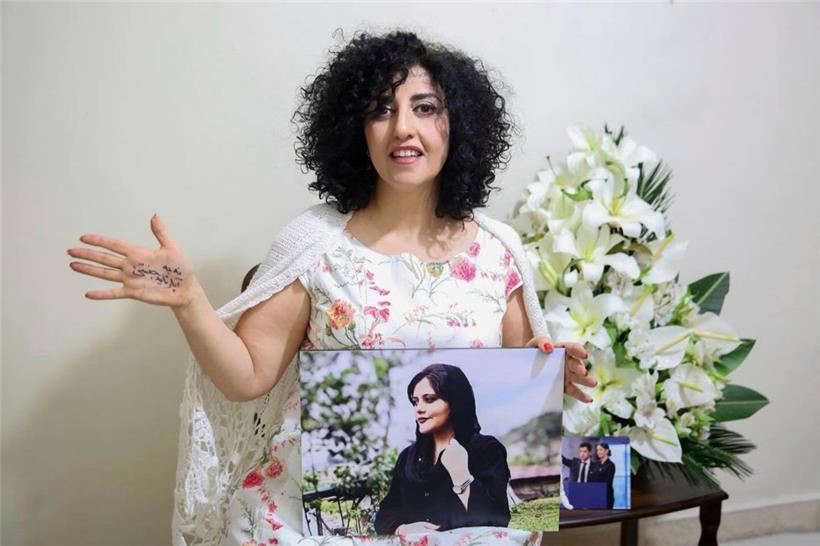 Die Friedensnobelpreisträgerin Narges Mohammadi wurde im Iran festgenommen
