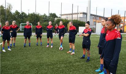 Die Fußballfrauen aus Luxemburg wollen wichtige Erfahrungswerte sammeln
